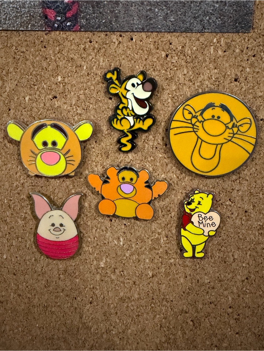 Disney Winnie the Pooh Character Pin Bundle